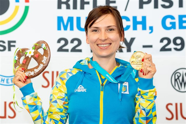 Ukraine's Kostevych wins air pistol gold to claim second medal of ISSF World Cup in Munich