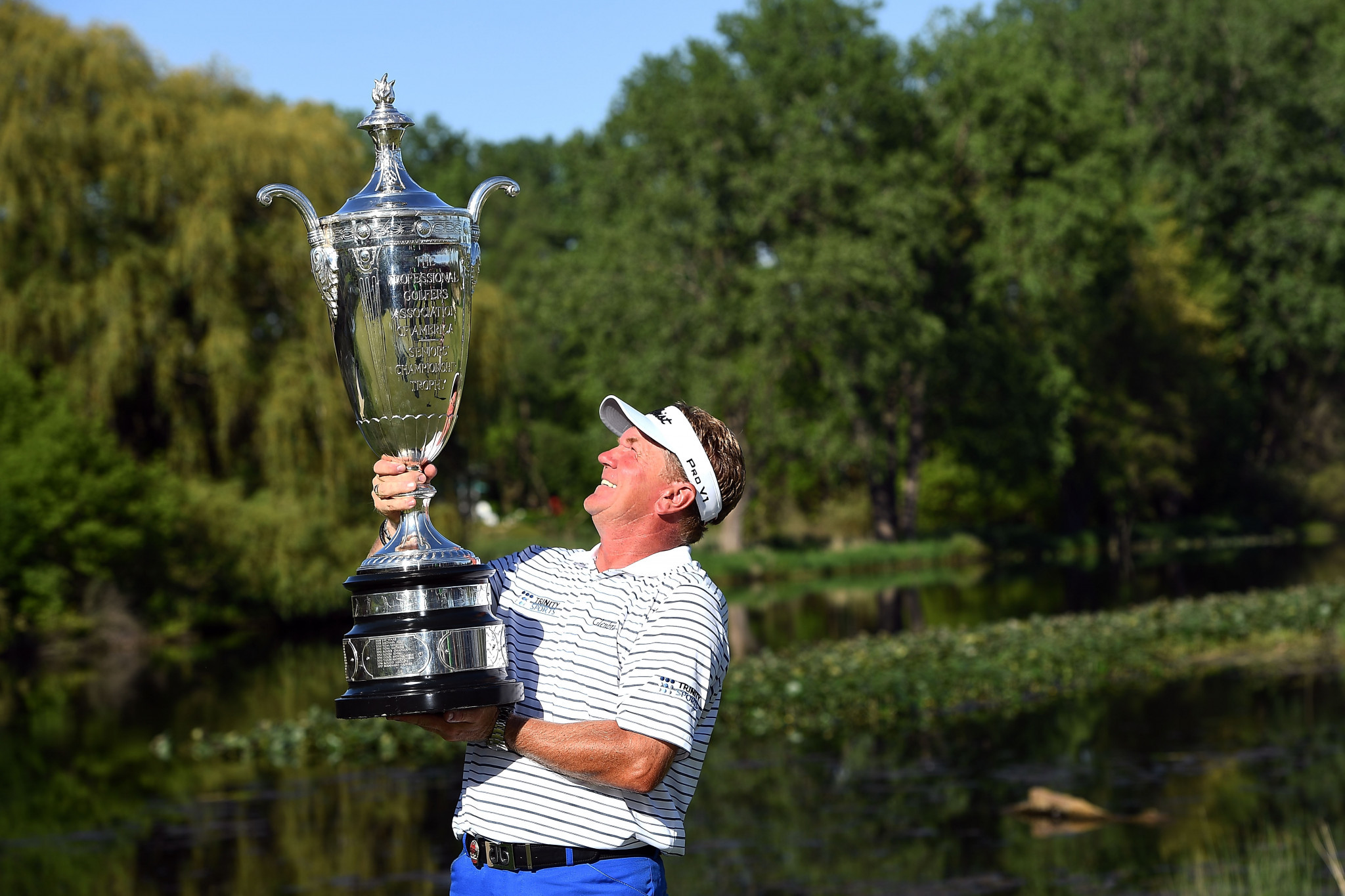 England's Paul Broadhurst won the Senior PGA Championship ©Getty Images