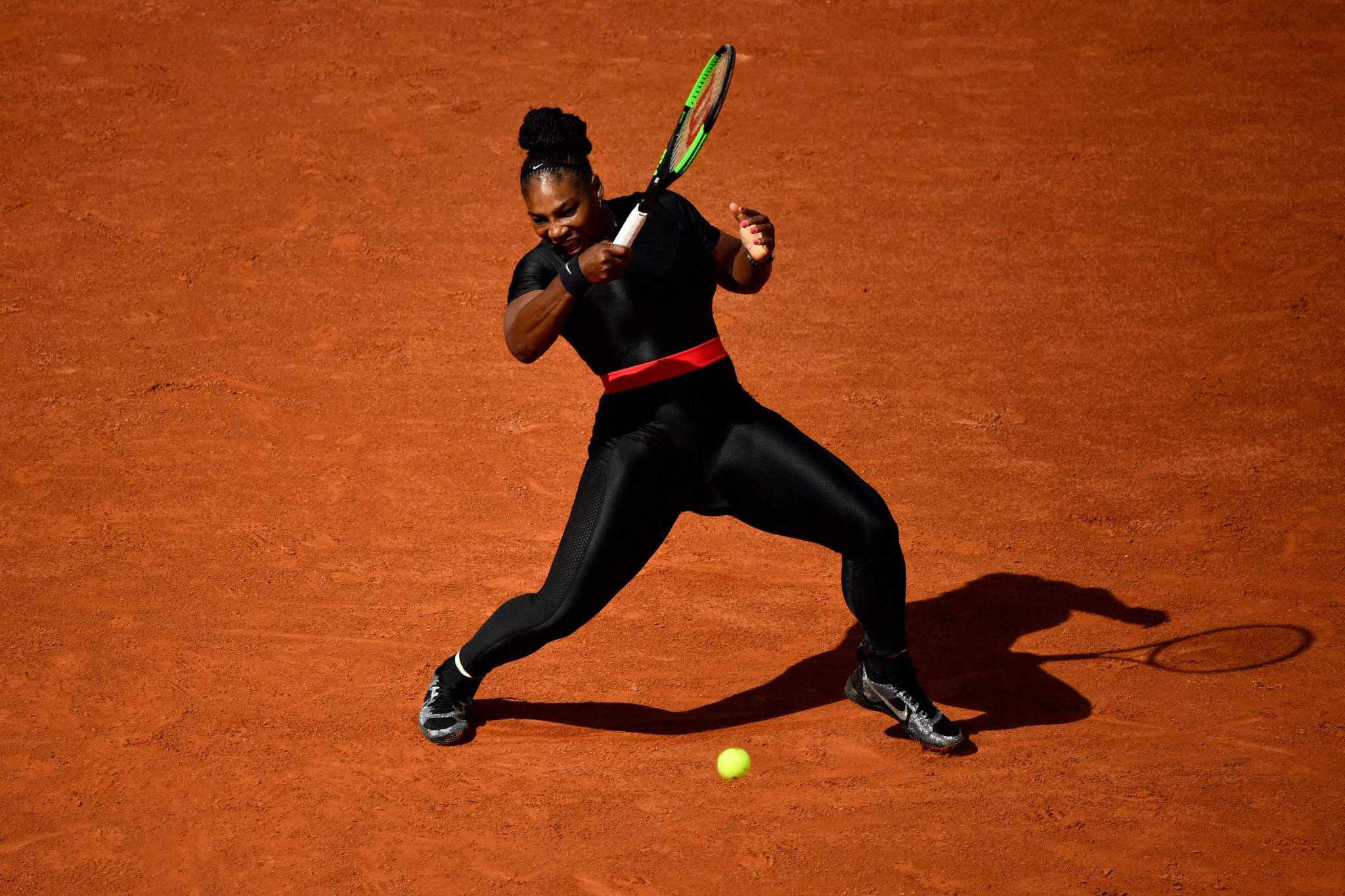 Serena Williams made a winning return to the Grand Slam stage ©Getty Images