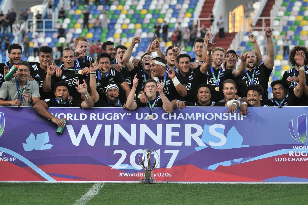 New Zealand thrashed England in the final of the 2017 World Rugby Under-20 Championship in Georgia ©World Rugby