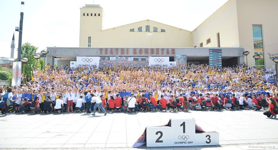 Olympic Day events were held across Kosovo ©KOC 