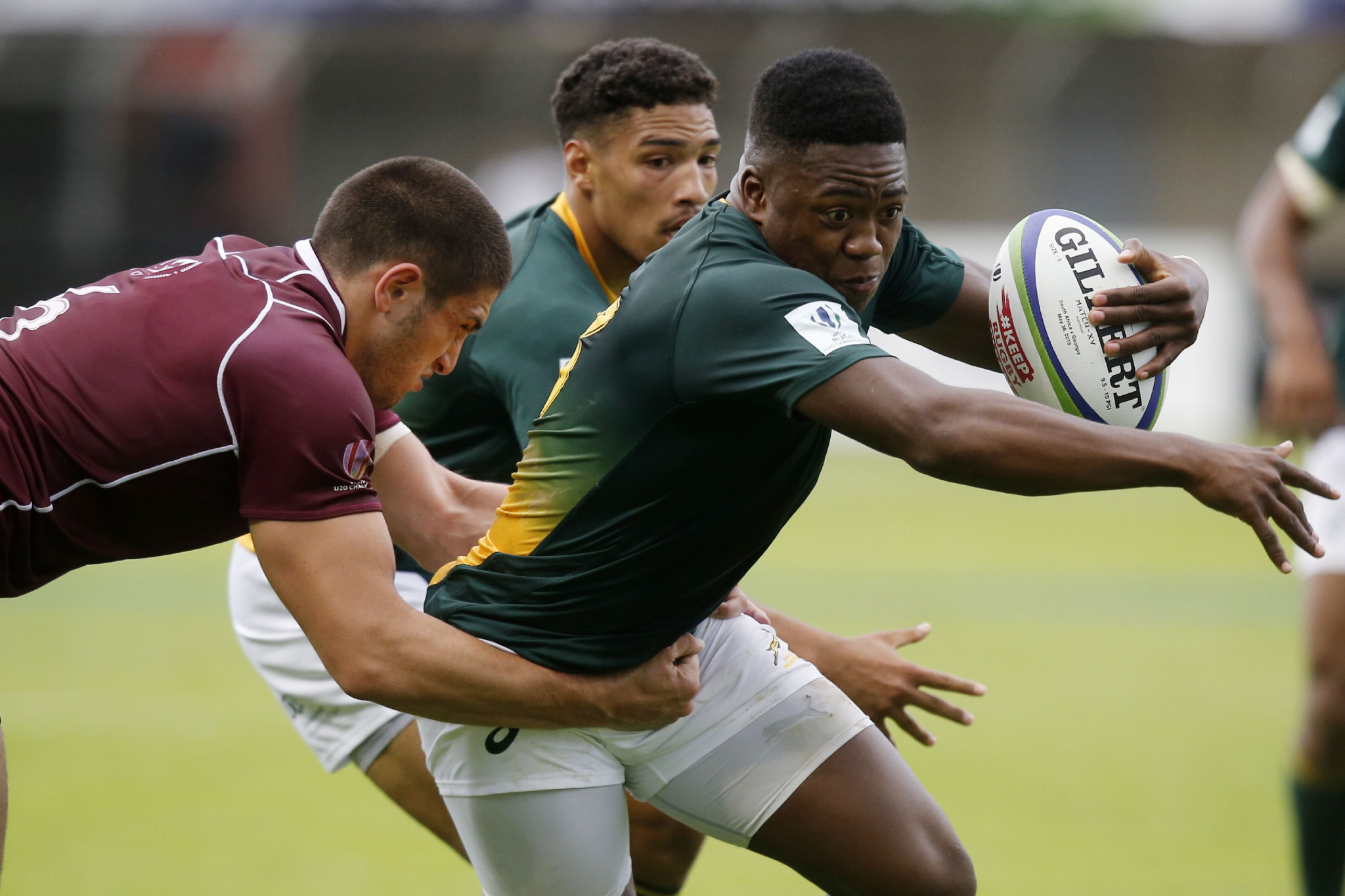 South Africa were tested by Georgia as the World Under-20 Rugby Championships began ©Getty Images