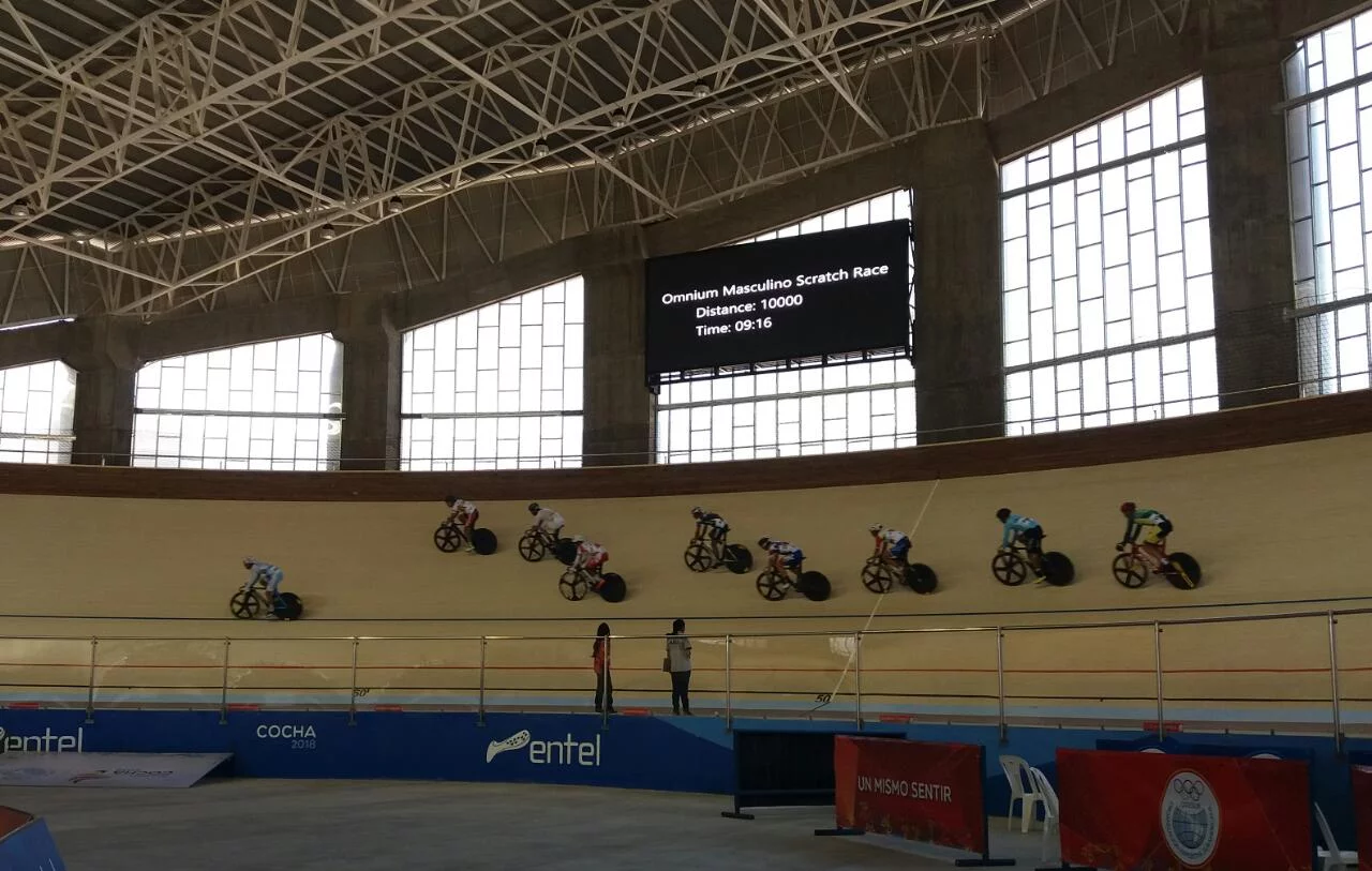 Track cycling competition got underway with three gold medals won ©Cochabamba 2018