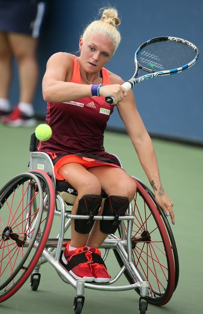 Jordanne Whiley reaches first Grand Slam final after battling back to win at US Open