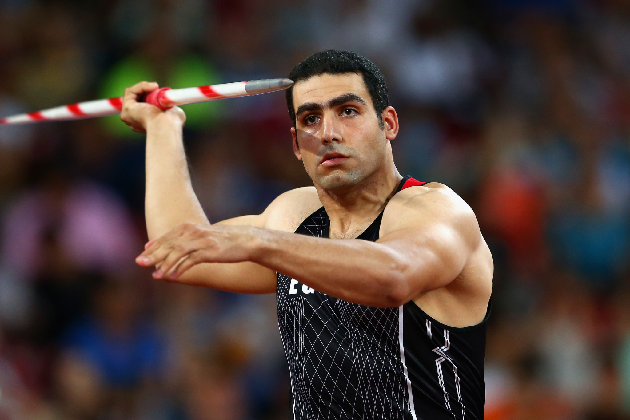 Egyptian javelin thrower Ihab Abdelrahman has had his four year sanction confirmed ©Getty Images