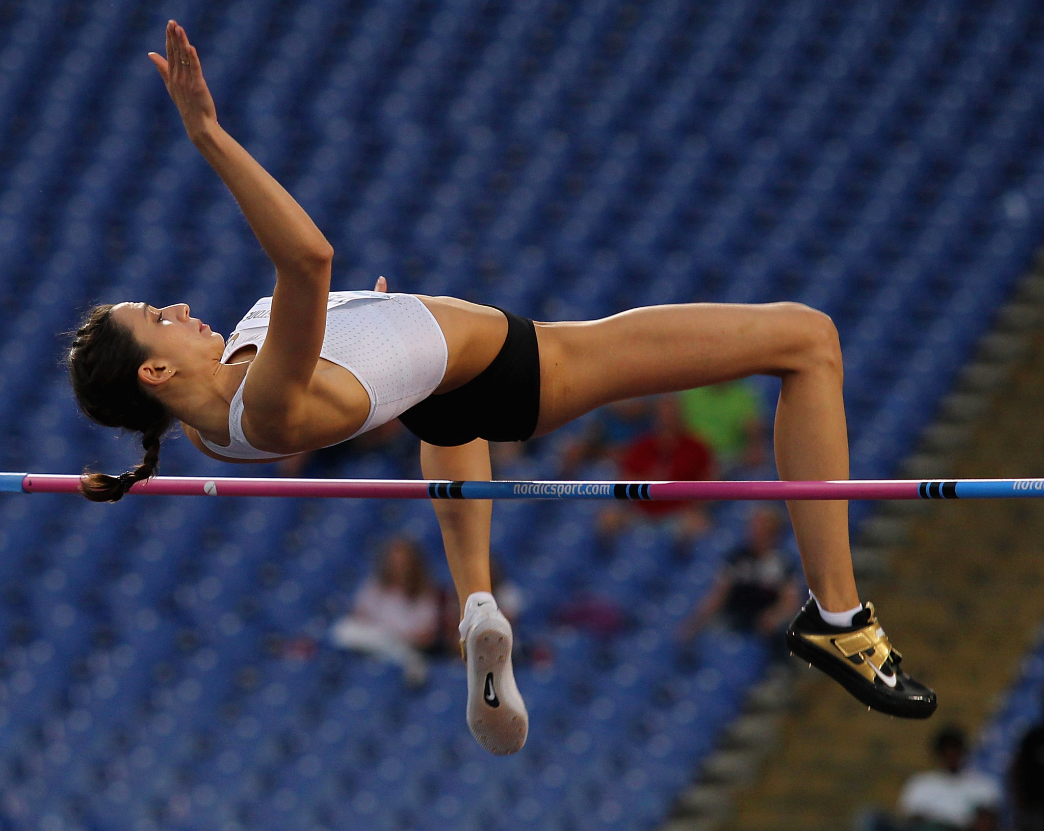 Mariya Lasitskene maintained her formidable high jump form ©Getty Images