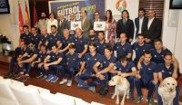 A presentation event for the Blind Football World Championships has been held in Madrid ©IBSA