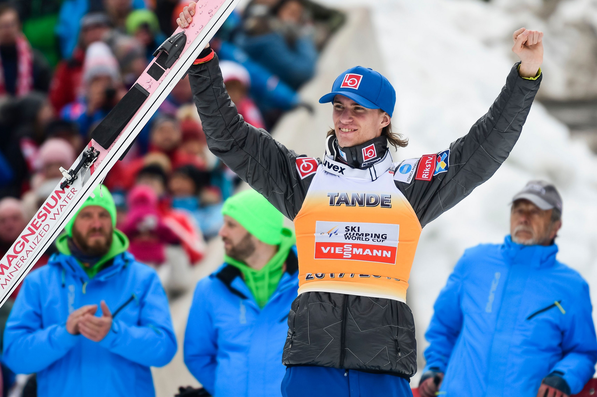 Norwegian ski jumping star Daniel-Andre Tande has revealed he has suffered from a disease which is rarer than "winning in the lottery" ©Getty Images 