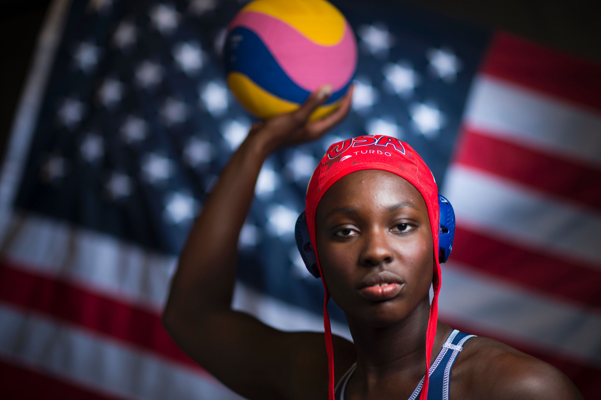 Ashleigh Johnson had a fine game in goal for the United States ©Getty Images