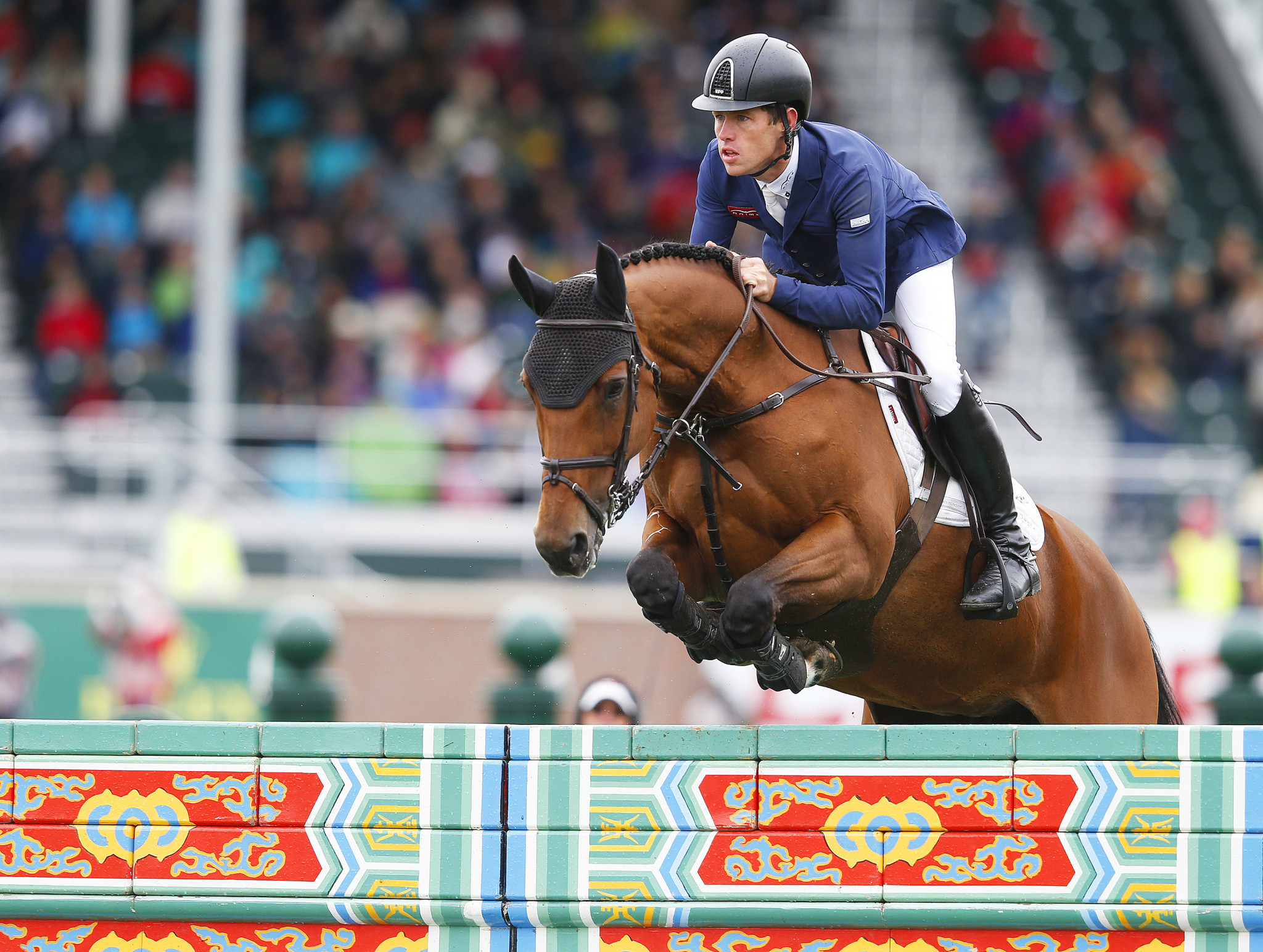 Britain's Scott Brash currently heads the overall series standings ©Getty Images