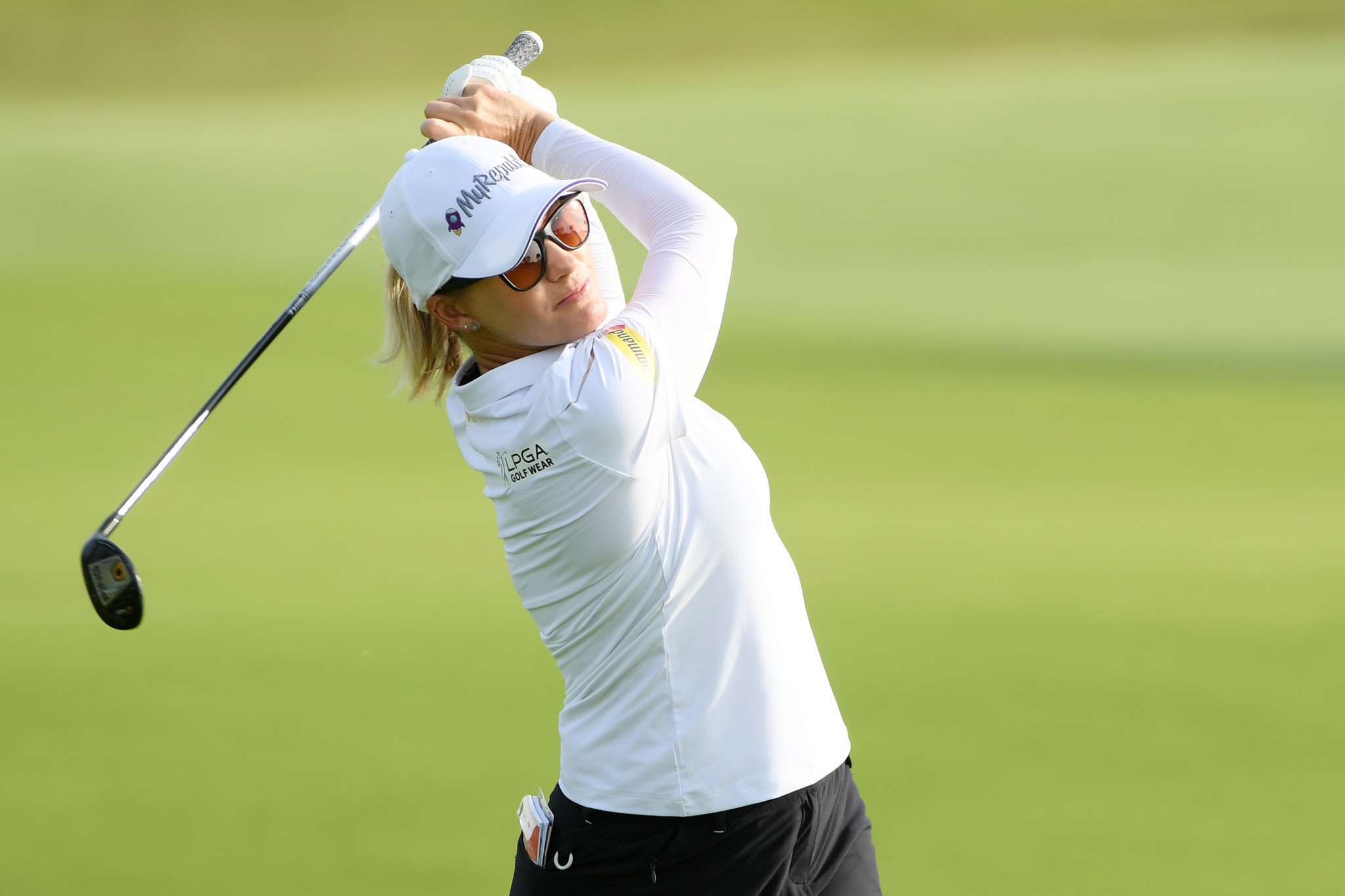 Smith leads after storm affects second round at US Women's Open