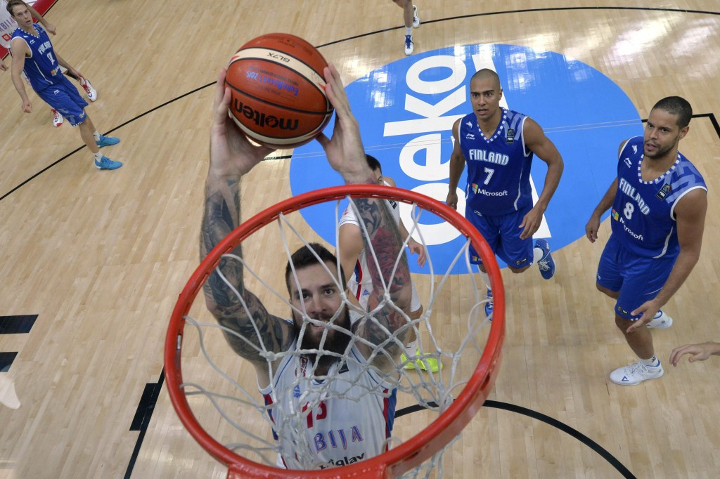 Serbia reach fourth successive EuroBasket quarter-final after overcoming Finland