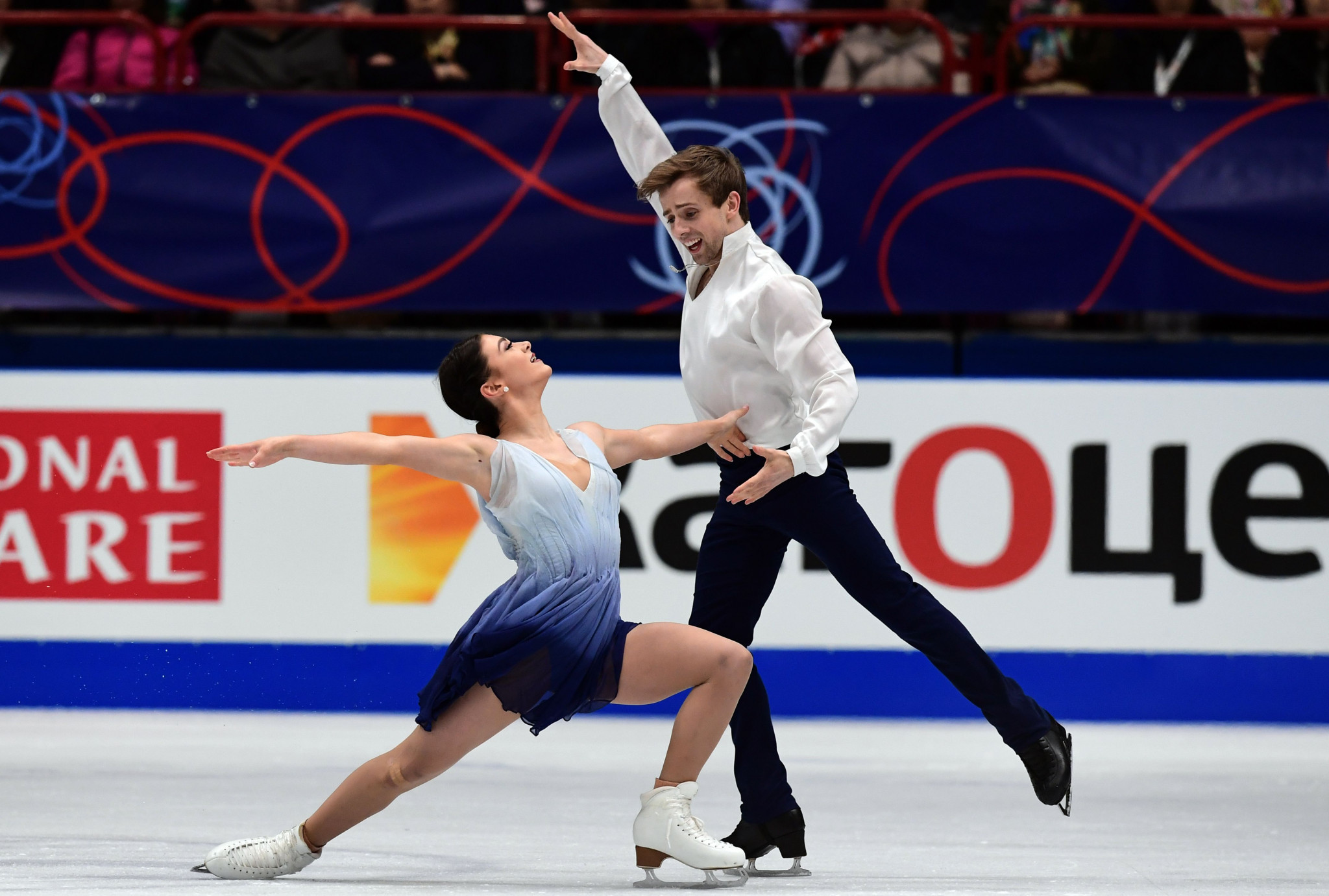 Kaitlin Hawayek and Jean-Luc Baker of United States won the Four Continents Ice Dancing title  this year in Taipei ©Getty Images