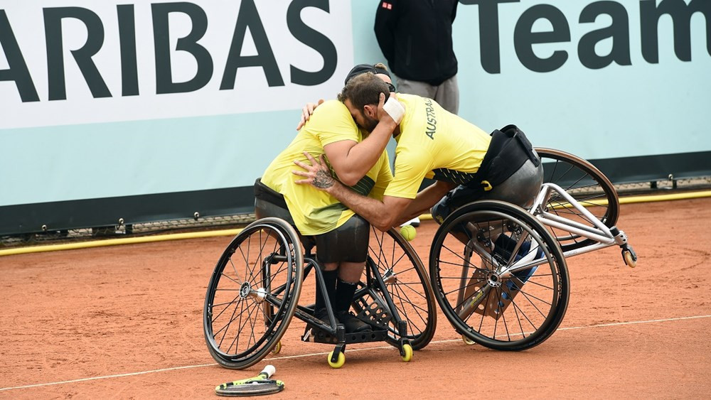 Australia secured their second quad title in three years as they overcame Israel in the final ©ITF