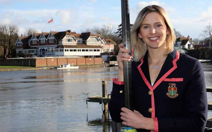 Vicky Thornley is the current Leander Club captain and only the second ever woman to hold the position ©Leander