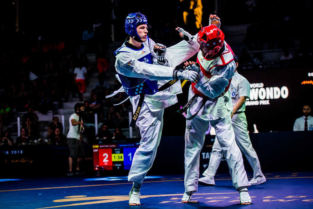 Russia's Maksim Khramtcov beat Spain's Raul Martinez Garcia in the men's under 80kg final ©World Taekwondo