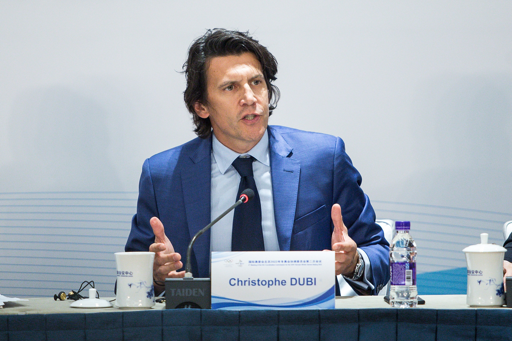 Christophe Dubi was speaking at the official de-brief of Pyeongchang 2018 ©Getty Images