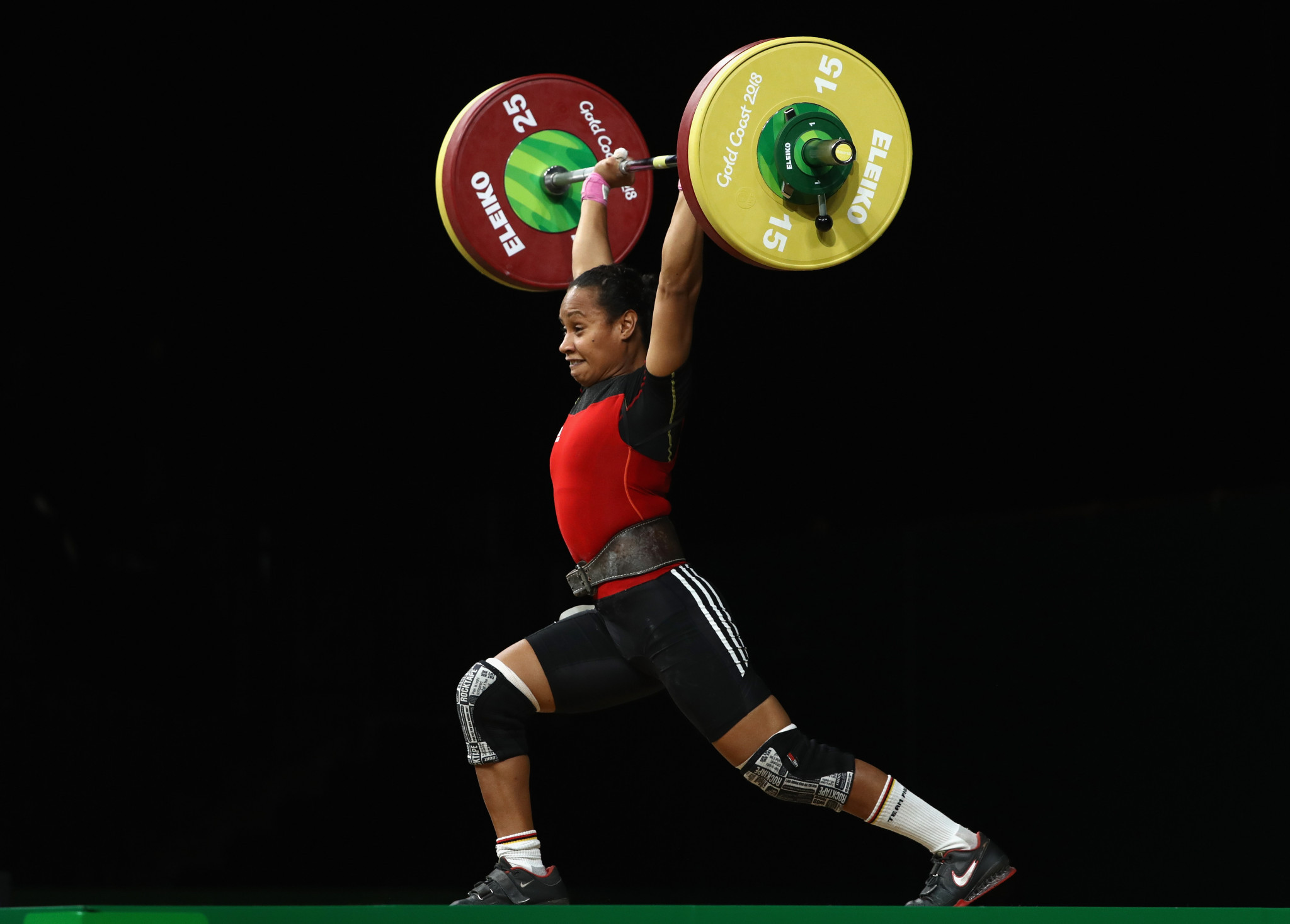 Weightlifter Dika Toua claimed the best female athlete of the year award ©Getty Images