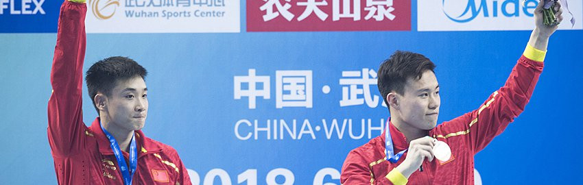 Chinese pair profit from British error to snatch home FINA Diving World Cup win