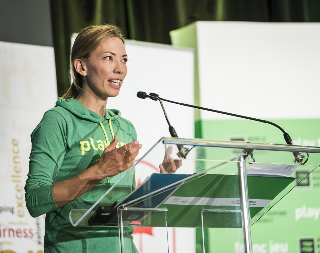 Beckie Scott has defended the representation at the Forum ©WADA