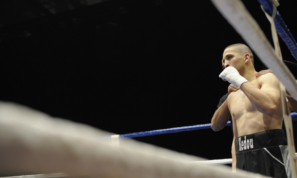 Beijing 2008 silver medallist Khedafi Djelkhir of France was outclassed during the fight as he surrendered his grip on the bantamweight title