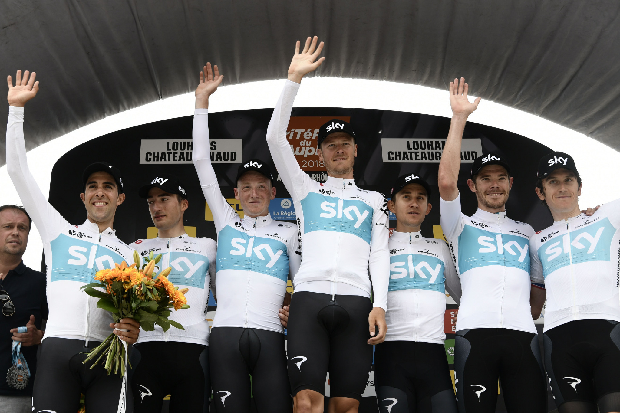 Team Sky won the team time trial today ©Getty Images