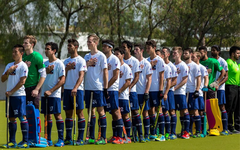 The United States eased past Costa Rica in their first game of the men's tournament ©USA Field Hockey