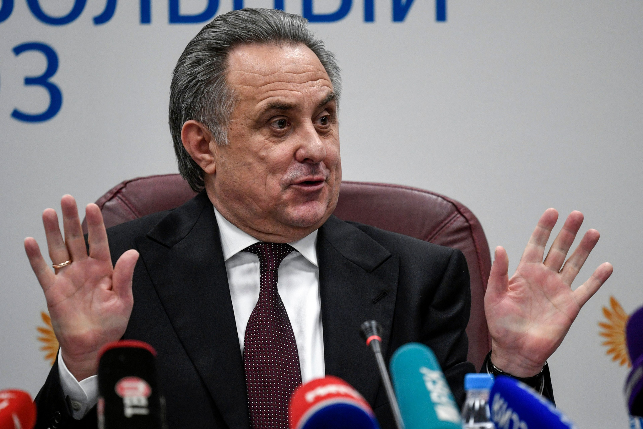 Vitaly Mutko has been defended by Vladimir Putin ©Getty Images