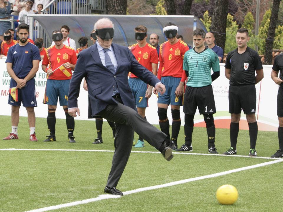 Vicente del Bosque attended the Opening Ceremony ©IBSA