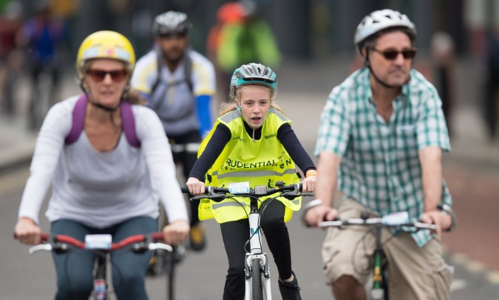 A 19 mile event has been launched to encourage young riders ©Twitter/RideLondon
