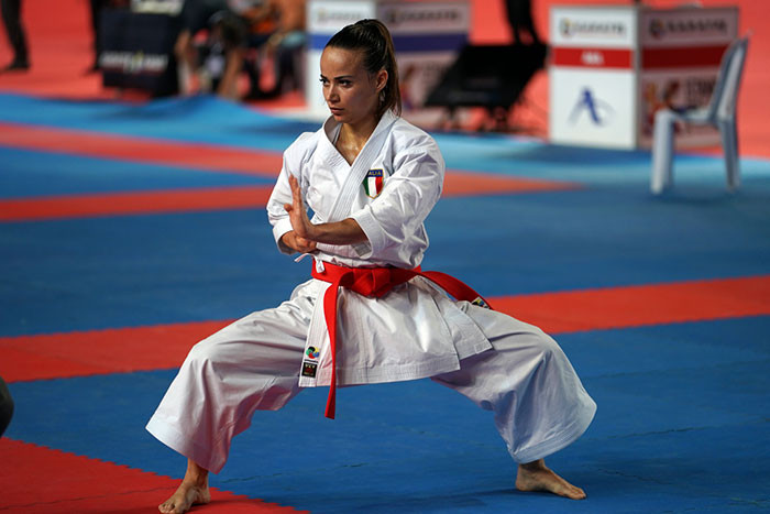 Viviana Bottaro caused a major shock on day one of the Karate 1-Premier League event in Istanbul ©WKF