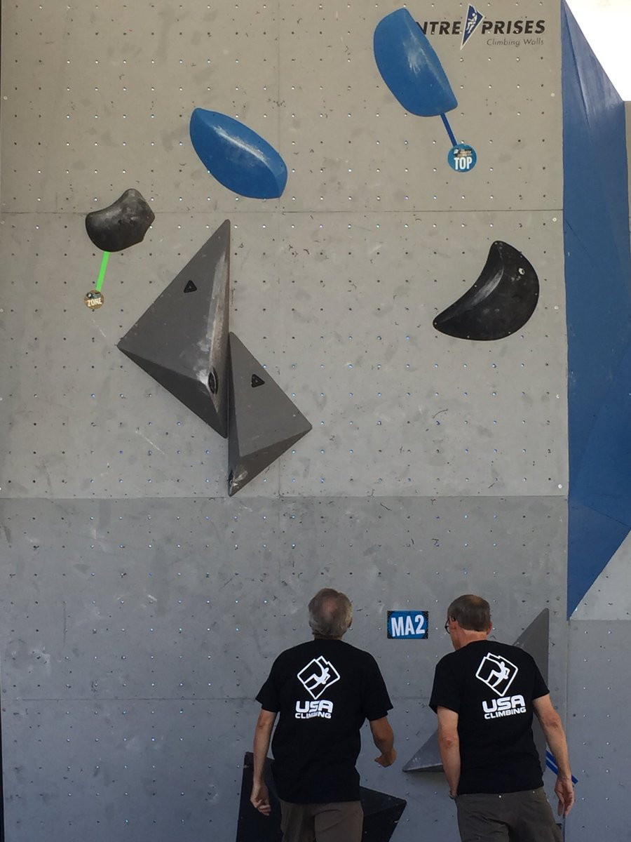 Men's and women's qualification took place in Vail today ©IFSC