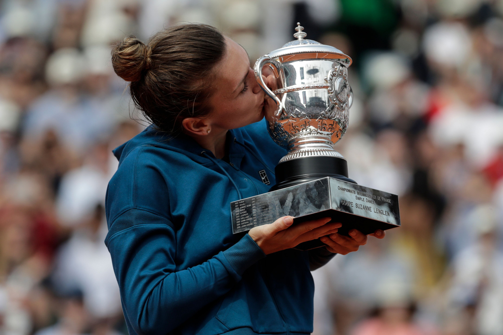 Romania's Simona Halep ended a long wait for a Grand Slam title with victory at the French Open ©Getty Images