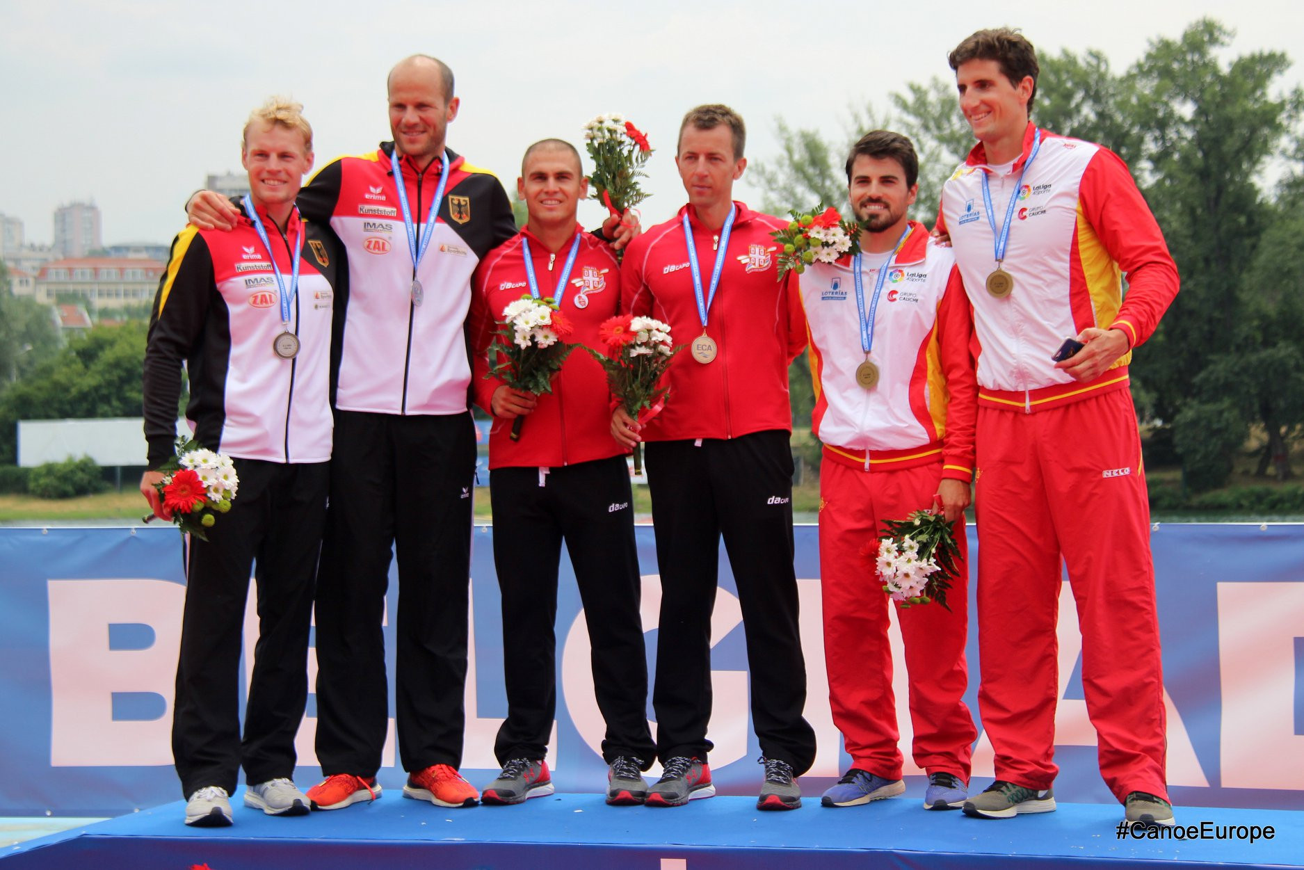 Home success for Serbia at European Canoe Sprint Championships