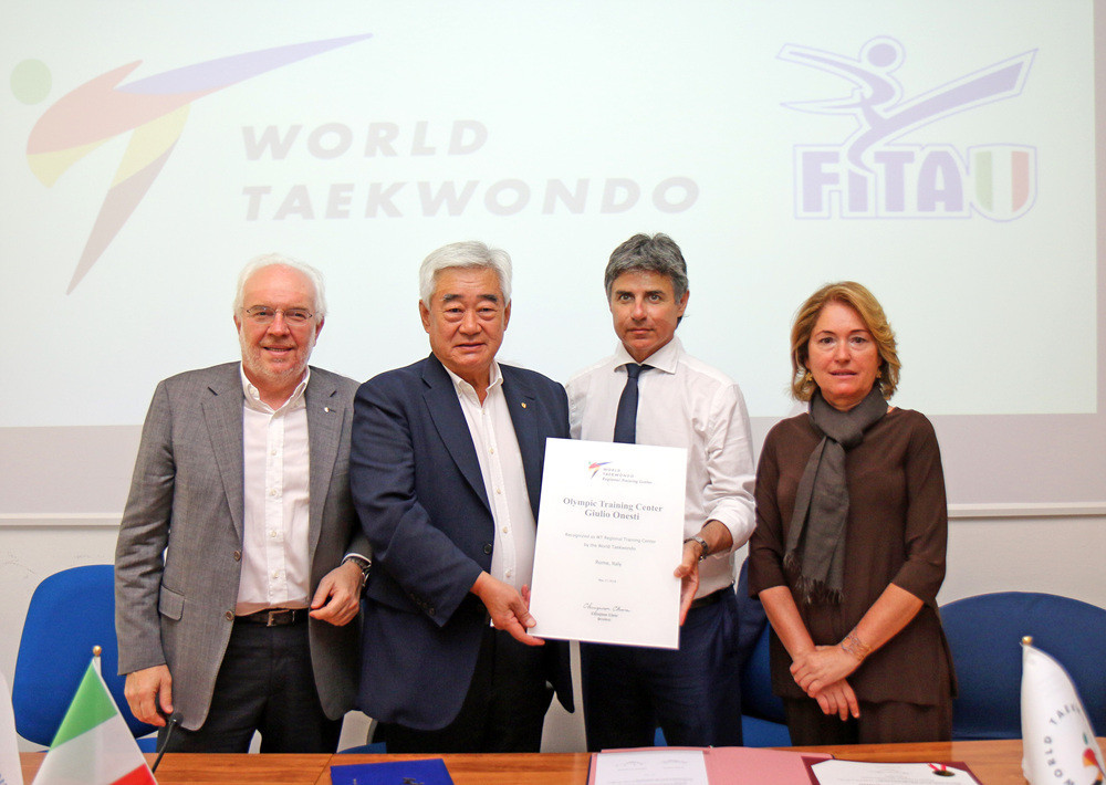 World Taekwondo and  the Federazione Italiana Taekwondo signed an agreement at the venue's opening  ©World Taekwondo 