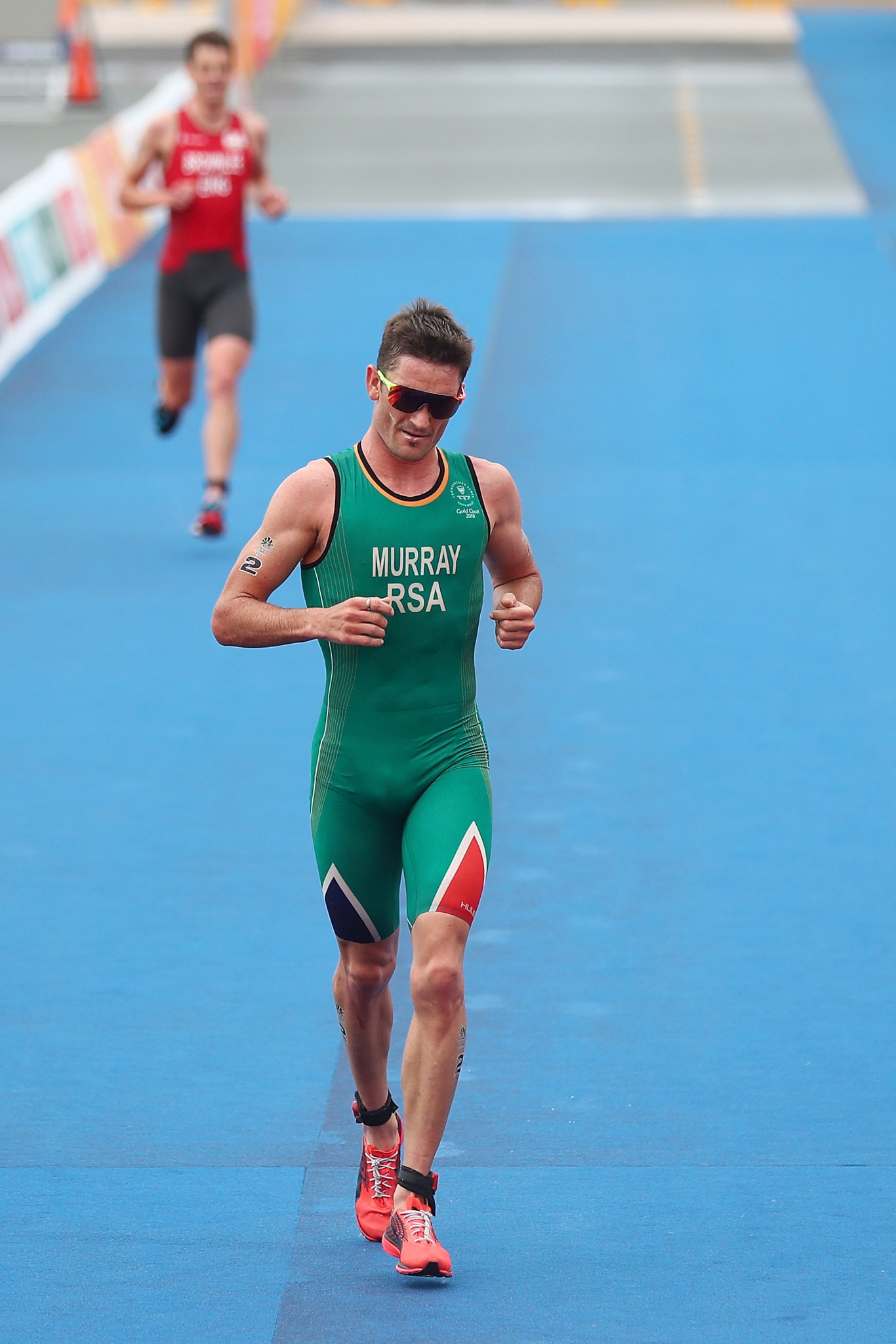 South Africa's Richard Murray won the men's race as the World Triathlon Series came to Leeds, after Britain's Jonny Brownlee had had to pull out during the race ©Getty Images  
