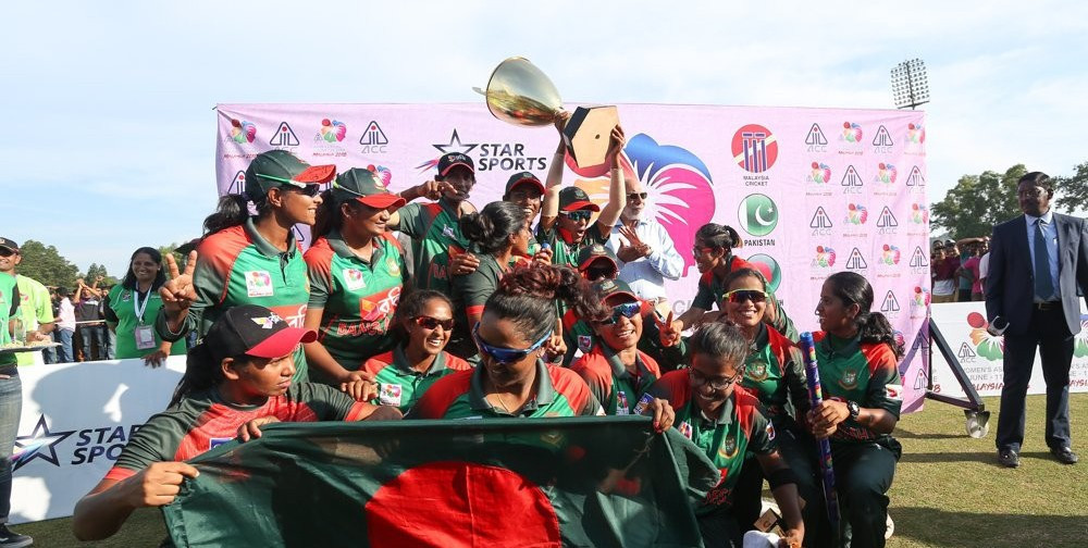 Bangladesh earned their first Women's Twenty20 Asia Cup title by beating India ©Asian Cricket Council