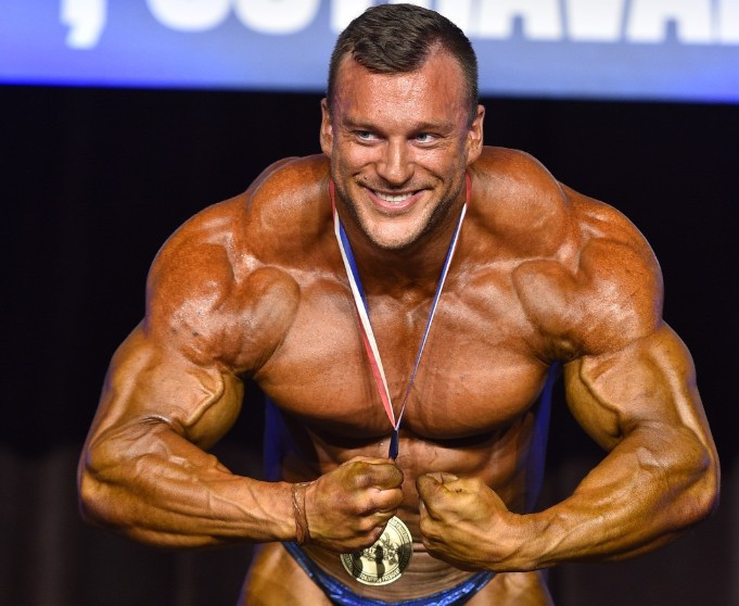 Emil Kalenski was among the winners in Ostravar ©IFBB