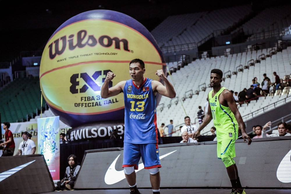 Mongolia had a very successful day at the FIBA 3x3 World Cup by beating both Russia and Brazil ©FIBA