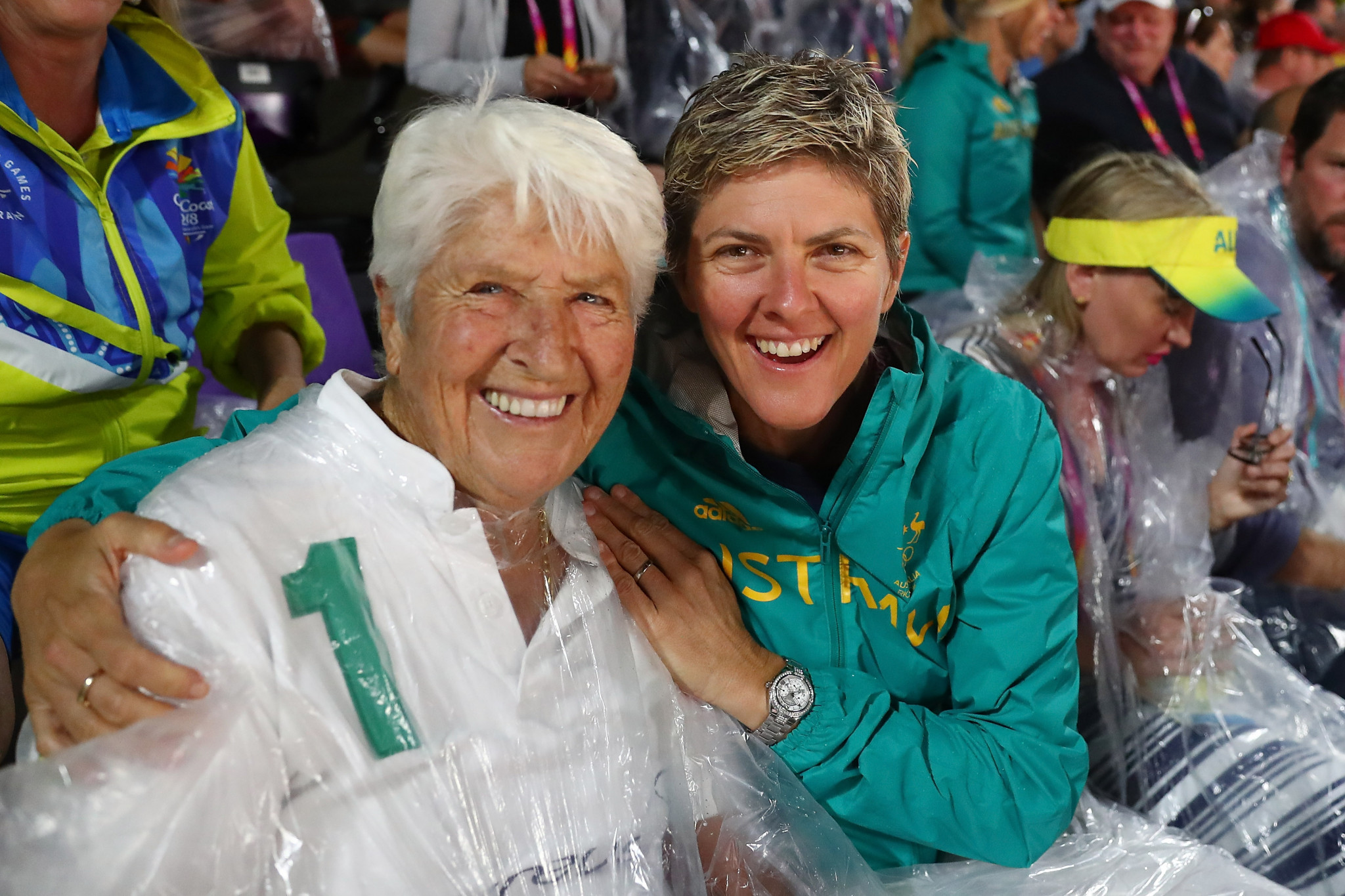 Dawn Fraser, left, was awarded Companion of the Order of Australia ©Getty Images