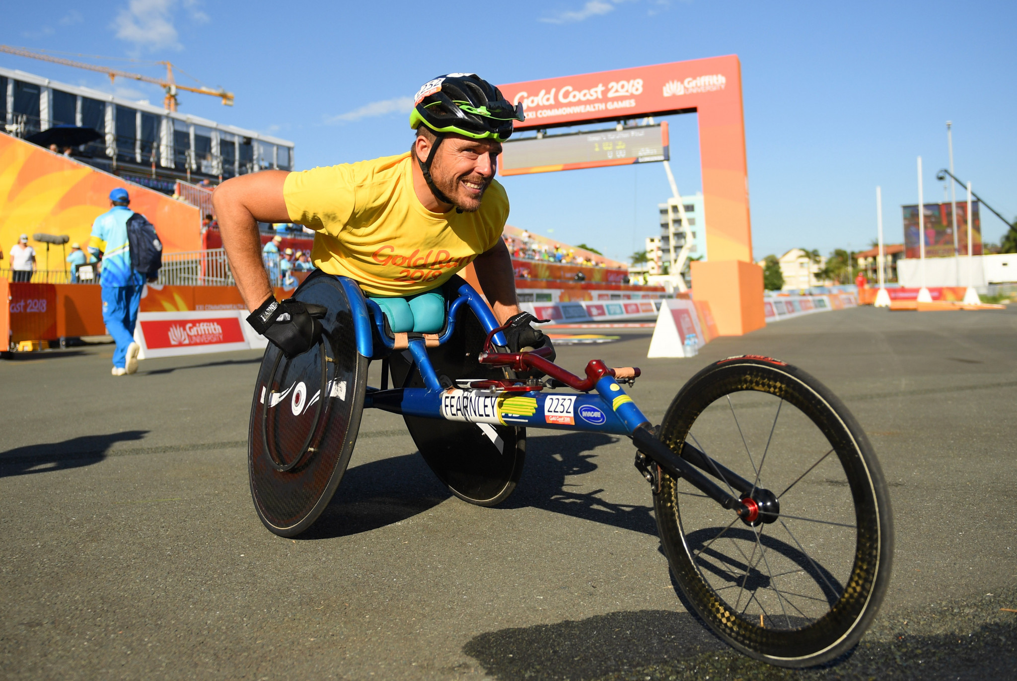 Three-time Paralmypic champion Kurt Fearnley was among the Australian sport stars recognised ©Getty Images