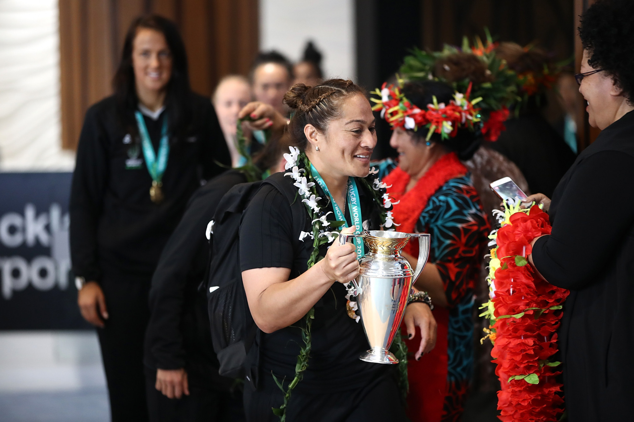 New Zealand's Rugby World Cup winning captain Fiao'o Fa'amausili received an honour ©Getty Images