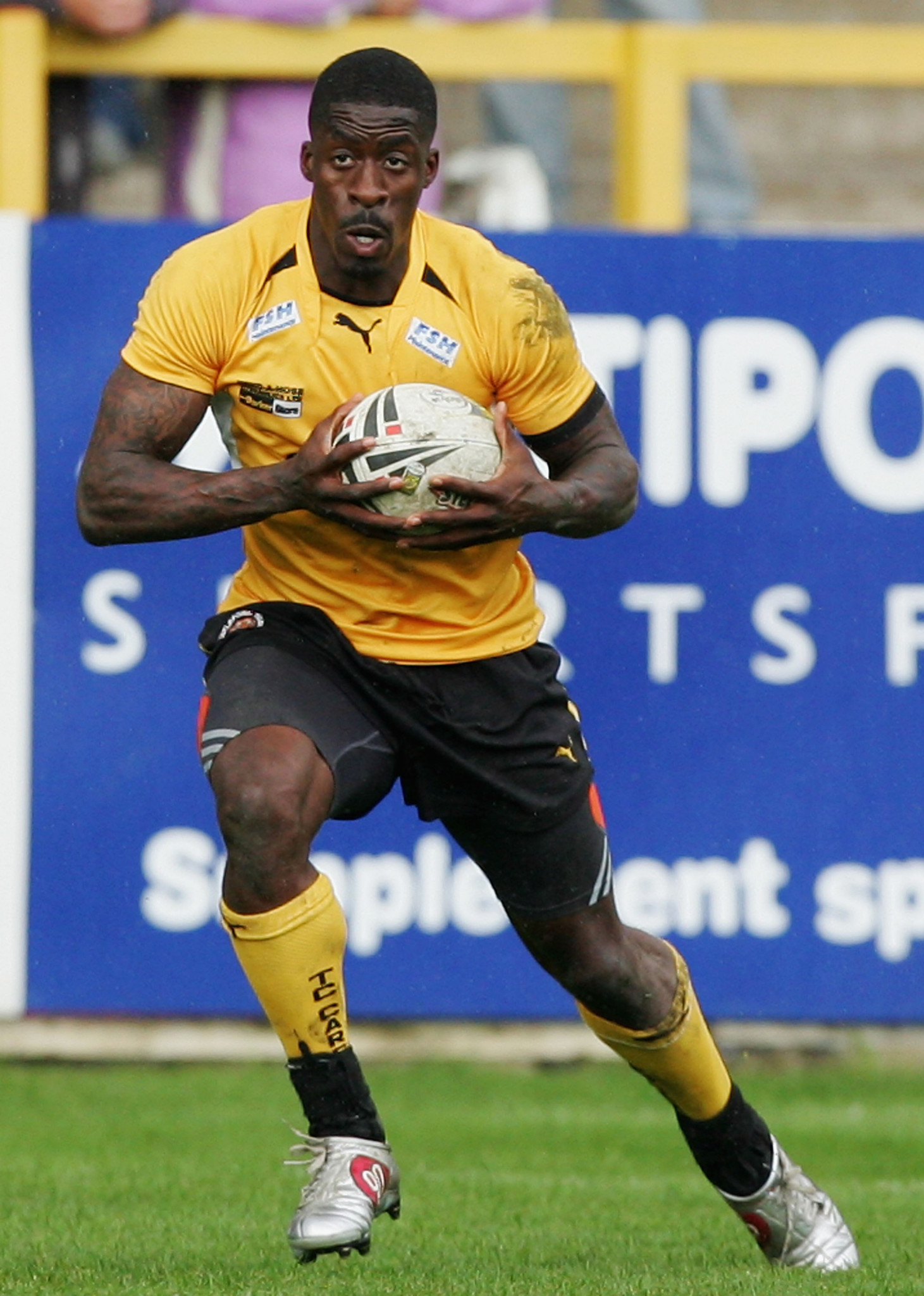 Dwain Chambers gave rugby league a try with Castleford Tigers ©Getty Images