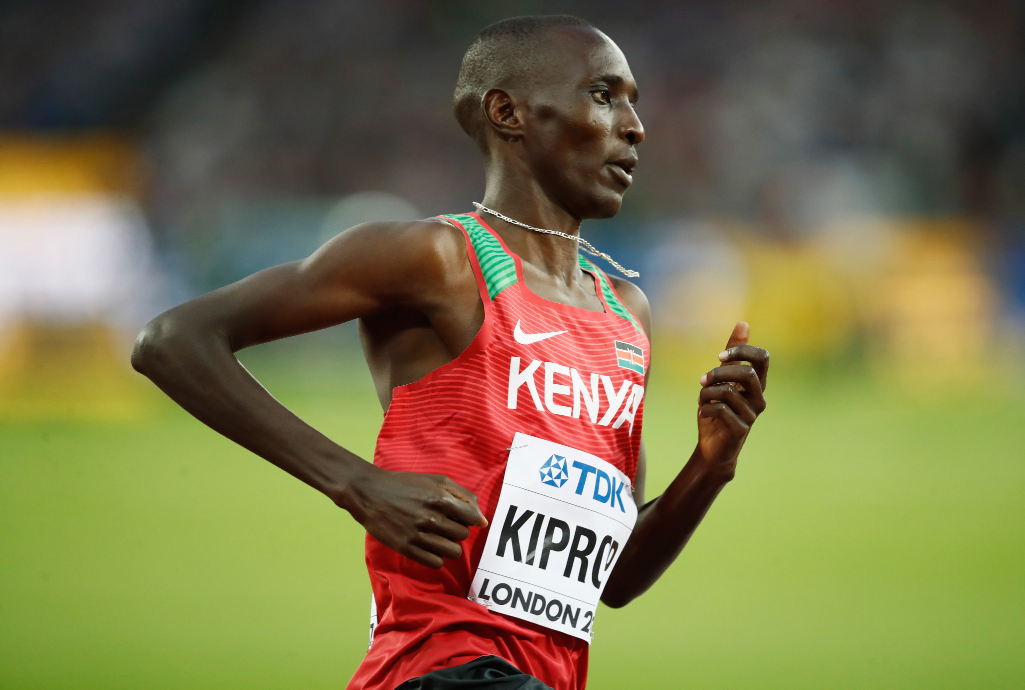 Kenyan middle-distance runner Asbel Kiprop recently tested positive for a banned substance before alleging he had been extorted by doping control officers ©Getty Images