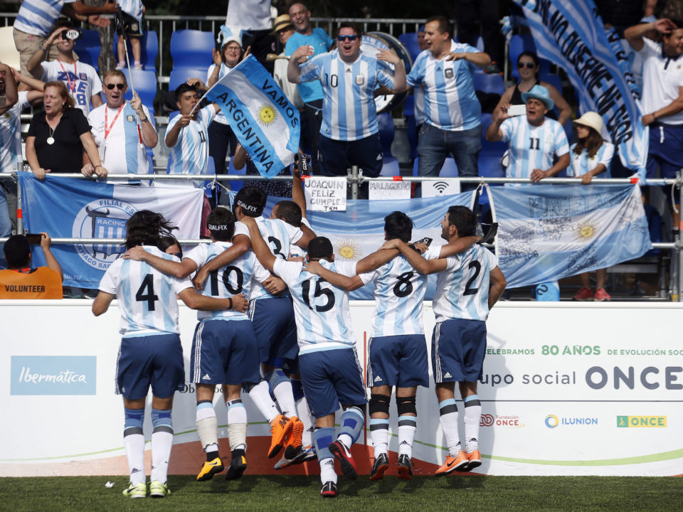 Argentina knock England out of Blind Football World Championship on penalties