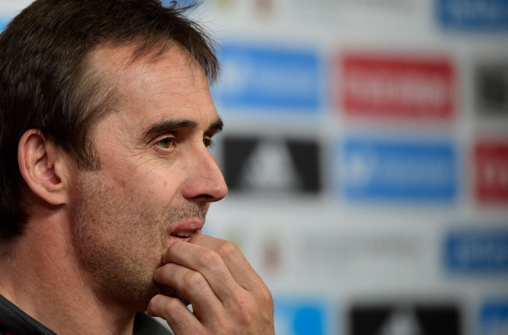 Now you see him - now you don't - Spain's World Cup coach Julen Lopetegui has been sacked on the eve of competition following the untimely news that he will take up the vacant Real Madrid job after the tournament ©Getty Images  