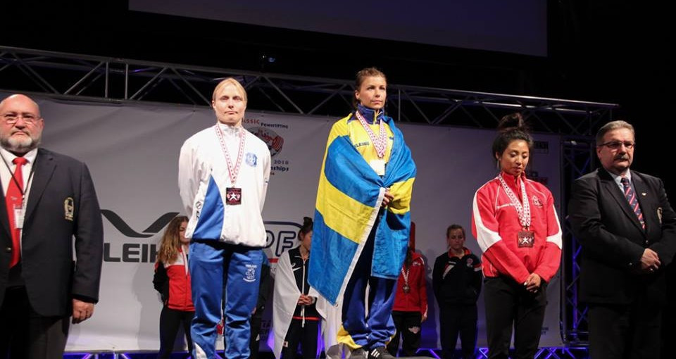 Sweden’s Stina Akemalm clinched women's under 47kg gold ©International Powerlifting Federation