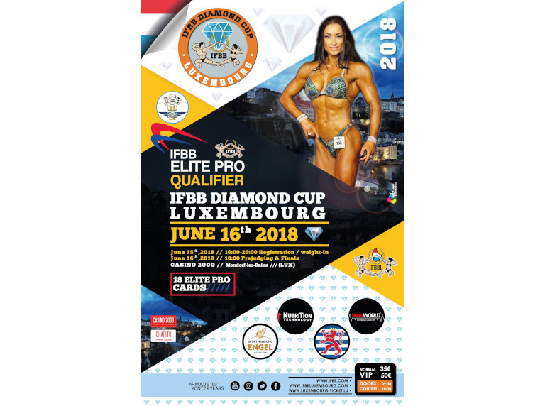 Luxembourg set to host first-ever IFBB Diamond Cup in Mondorf-les-Bains