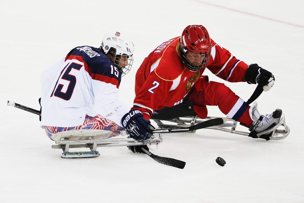 The United States once again got the better of Russia with a 6-1 win on the opening day of the IPC Ice Sledge Hockey World Championships A-Pool ©Getty Images
