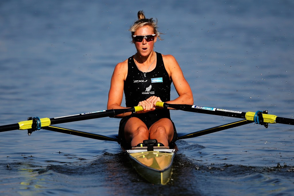 New Zealand's Emma Twigg earned the female crew of the year award in 2014